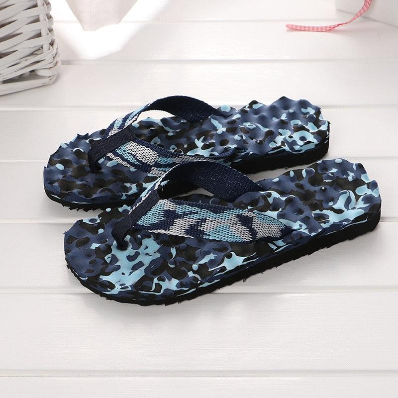 Women's Camouflage Arch Support Flip Flops Casual Beach Sandals