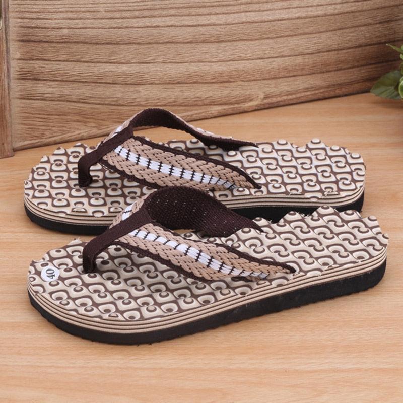Women's Camouflage Arch Support Flip Flops Casual Beach Sandals