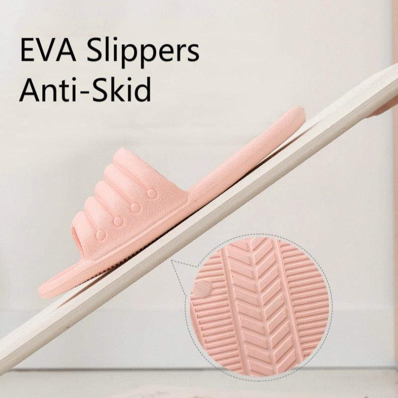 Women's Lightweight EVA Indoor Bathroom Slippers Quick-Dry