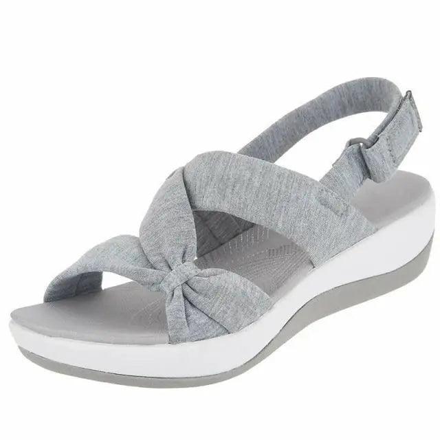 Women’s Low Heel Casual Sandals - Comfortable Modern Beach Footwear