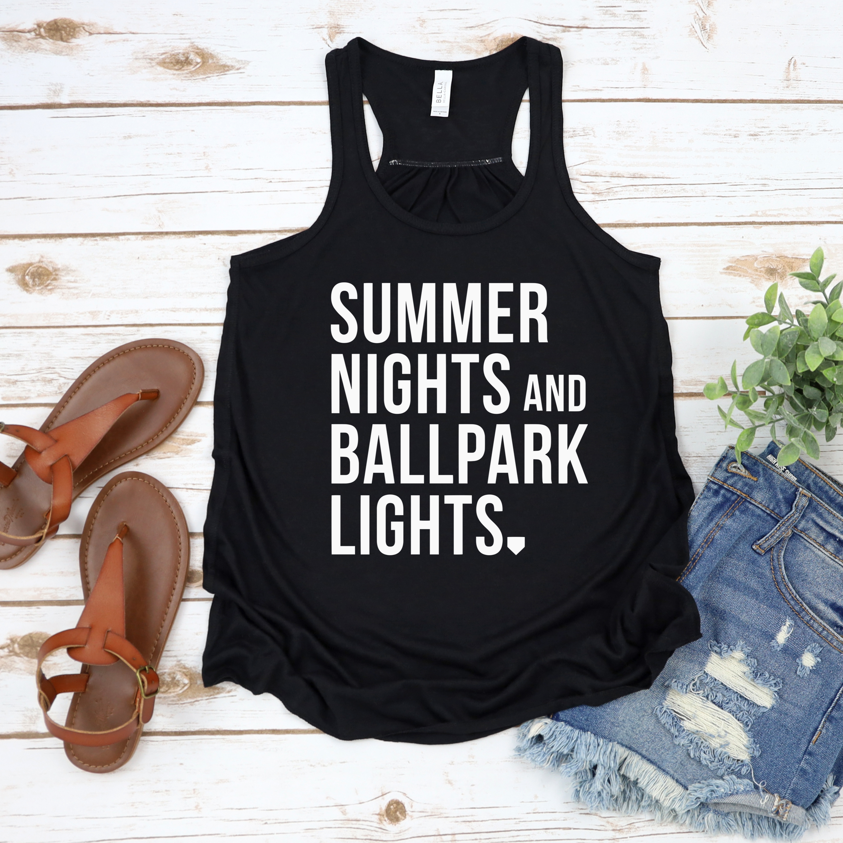 Summer Nights and Ballpark Lights Tank