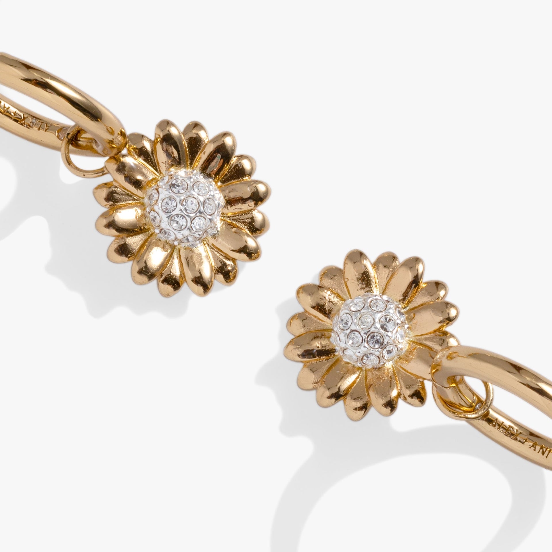 Sunflower Huggie Hoop Earrings - Radiant Floral Everyday Jewelry
