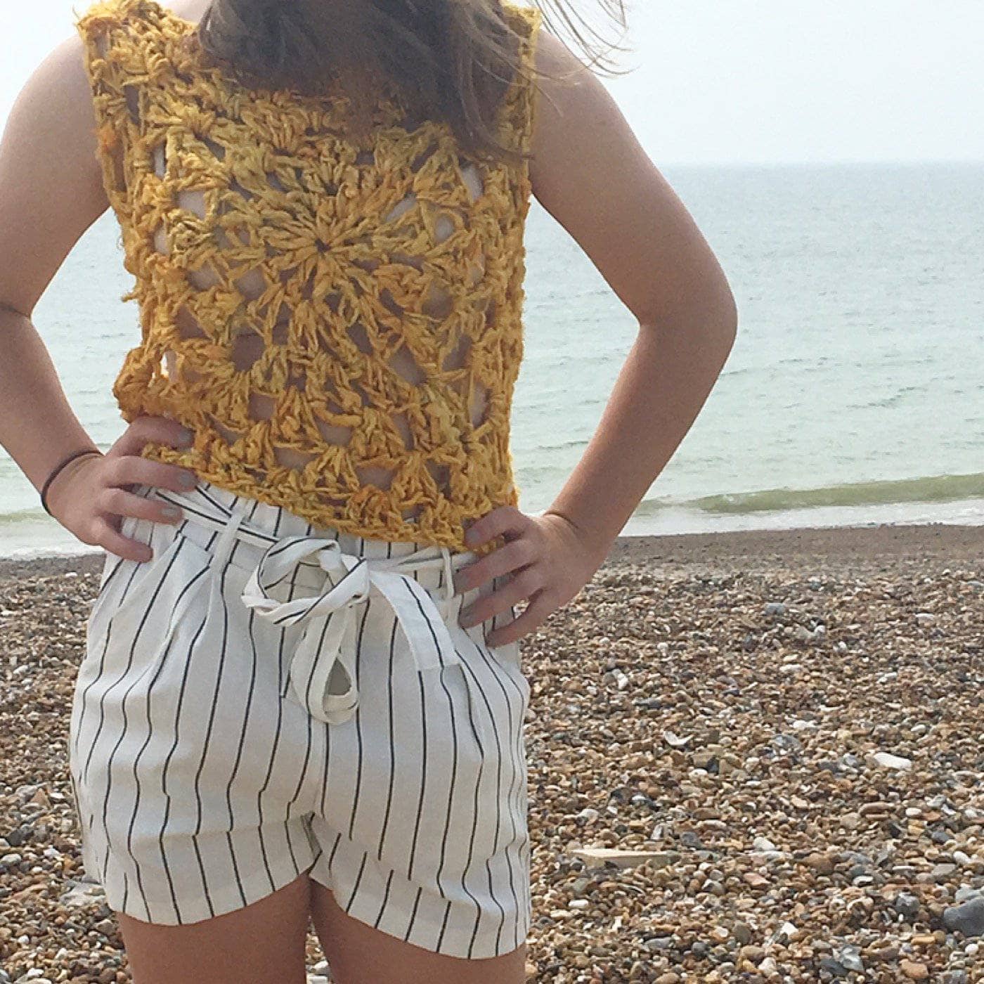 Sunny Days Tank Top Crochet Kit - DIY Summer Lace Pattern
