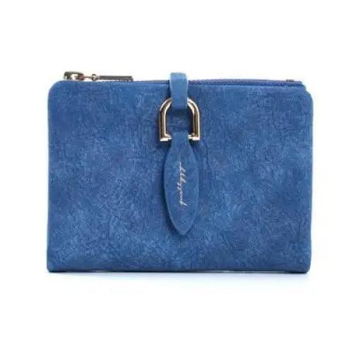 Vintage Style Matte PU Leather Small Wallet for Women and Girls