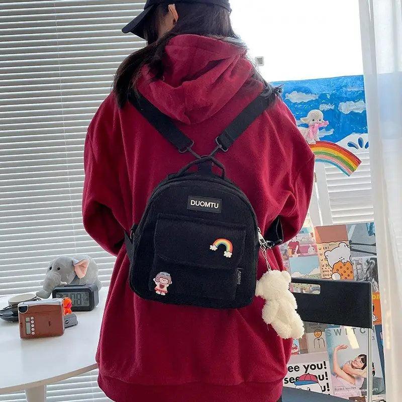 Stylish Small Convertible Backpack for Women and Girls Travel Bag