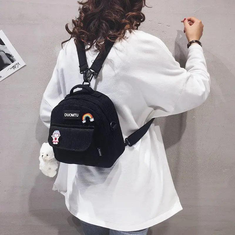 Stylish Small Convertible Backpack for Women and Girls Travel Bag