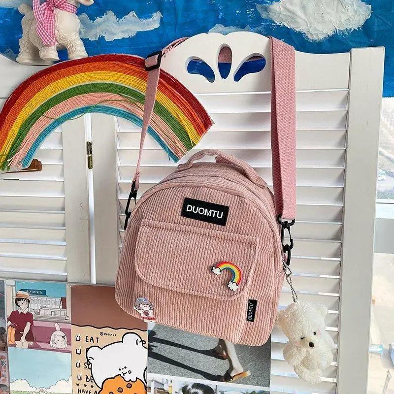 Stylish Small Convertible Backpack for Women and Girls Travel Bag