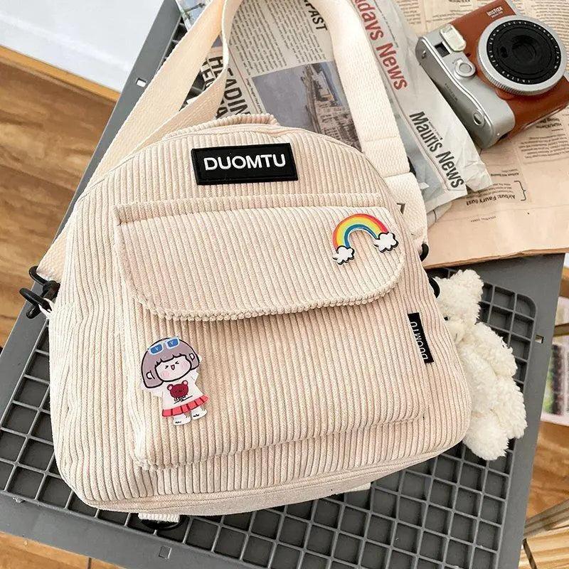 Stylish Small Convertible Backpack for Women and Girls Travel Bag