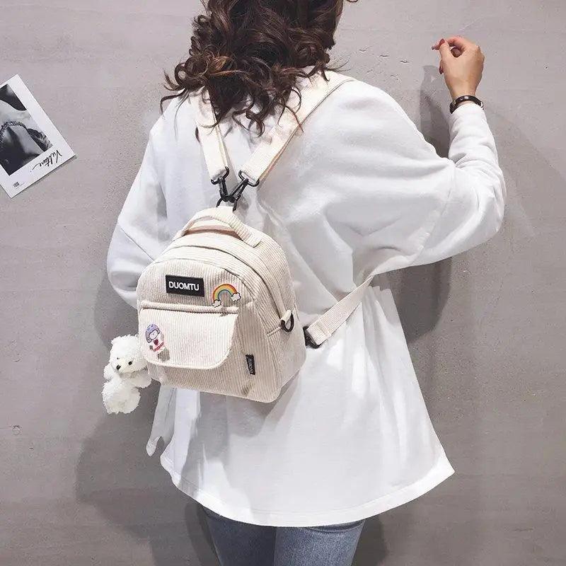 Stylish Small Convertible Backpack for Women and Girls Travel Bag