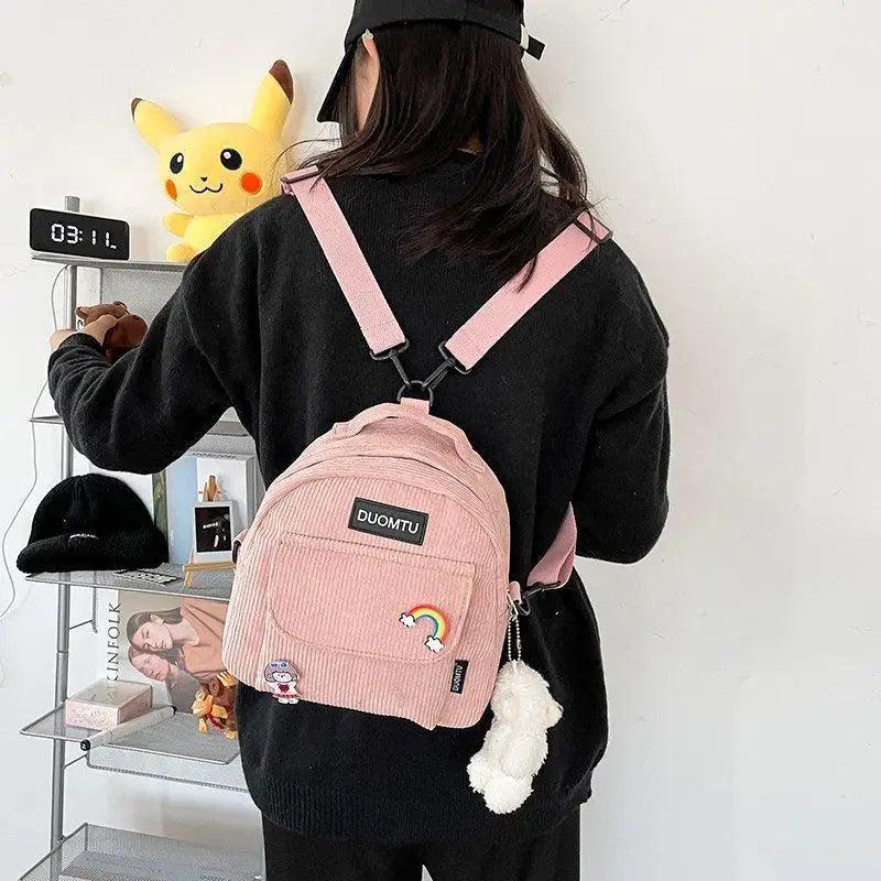 Stylish Small Convertible Backpack for Women and Girls Travel Bag
