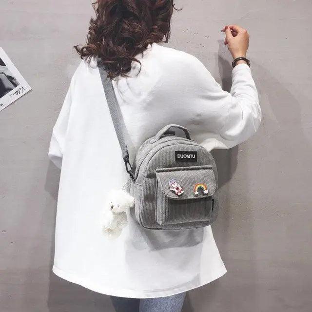 Stylish Small Convertible Backpack for Women and Girls Travel Bag