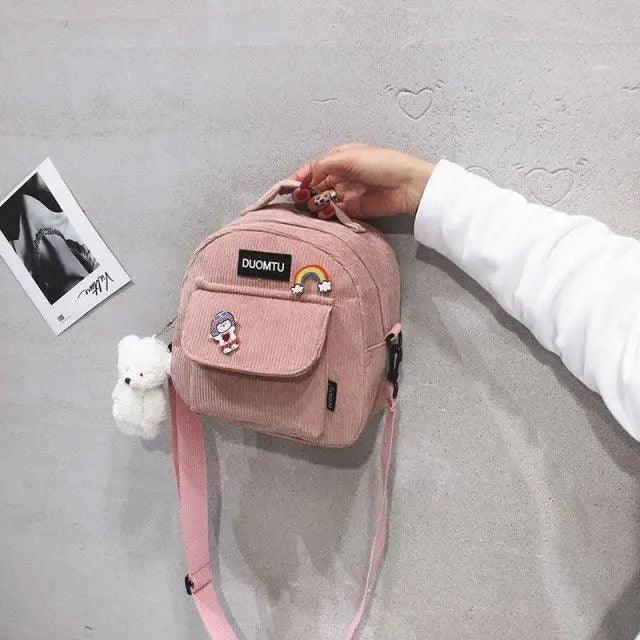 Stylish Small Convertible Backpack for Women and Girls Travel Bag
