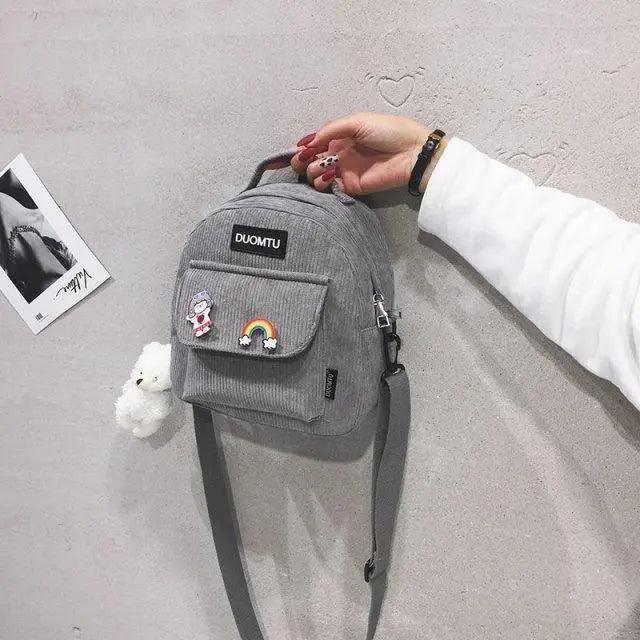 Stylish Small Convertible Backpack for Women and Girls Travel Bag