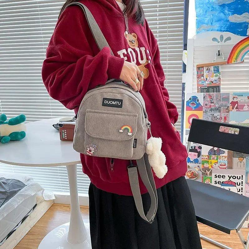 Stylish Small Convertible Backpack for Women and Girls Travel Bag