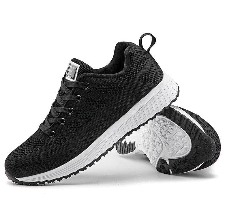 Women's Lightweight Breathable Mesh Walking Sneakers, Casual Flats