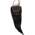 Super Line Silk 4x4 Closure Unprocessed Hair in Black