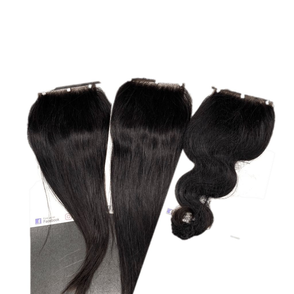Super Line black 4x4 silk lace hair closure for natural looking installs