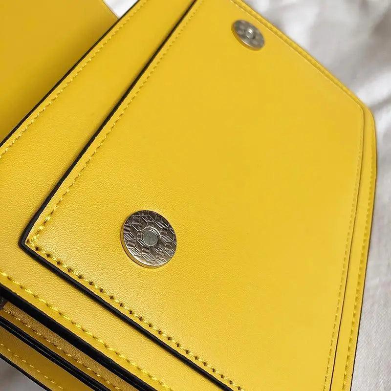 Modern Square PU Leather Shoulder Bag for Women