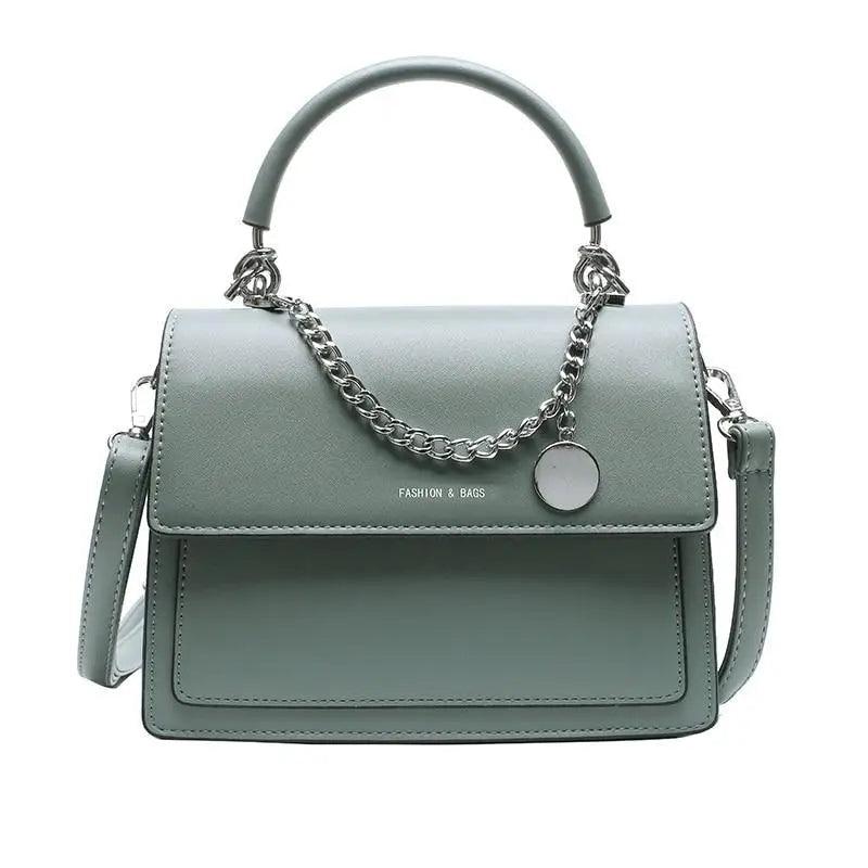 Modern Square PU Leather Shoulder Bag for Women