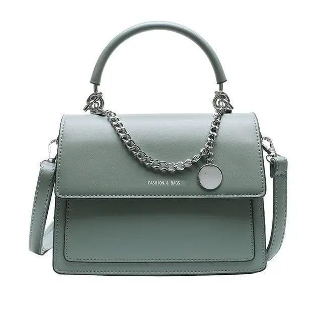 Modern Square PU Leather Shoulder Bag for Women
