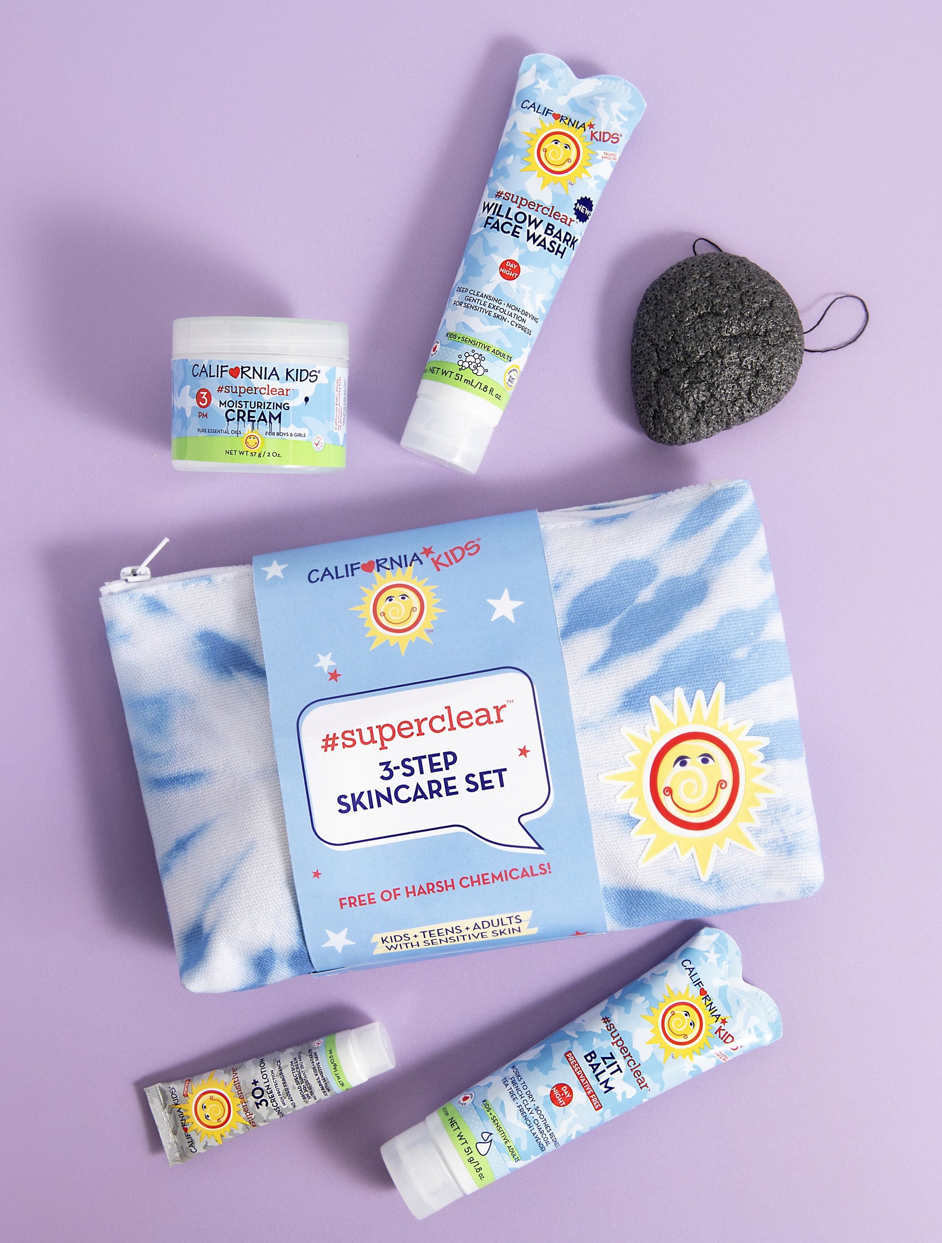 California Kids® #superclear™ 3-Step Skincare Kit