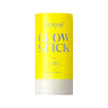 Yellow and silver Supergoop! Glow Stick SPF 50 0.7 oz container.