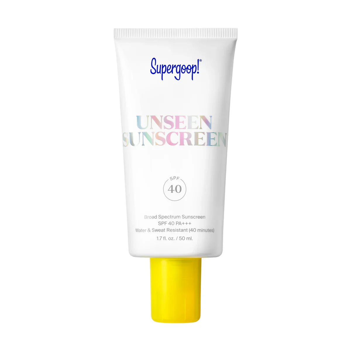 Supergoop! Unseen Sunscreen SPF 40 invisible formula