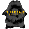 SUPREME professional barber cape in black and grey smoke ring pattern