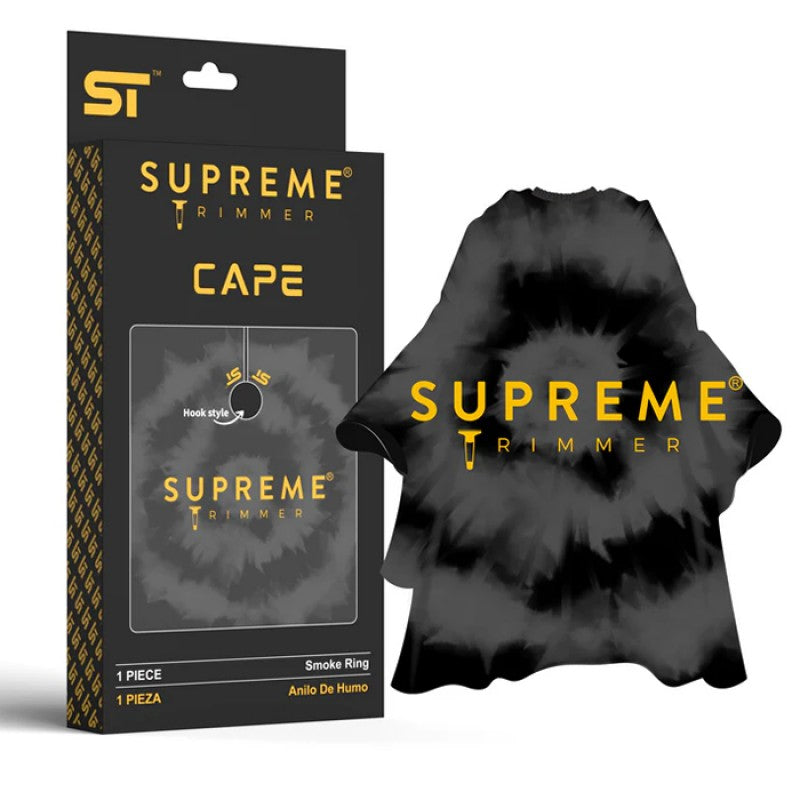 Modern Smoke Ring Barber Cape for Professional Styling