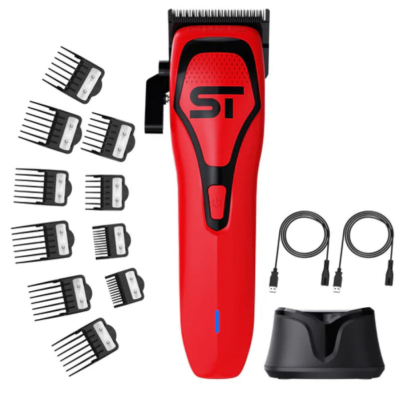 DarkStar 72 Vector Motor Hair Clipper - Professional Red Trimmer
