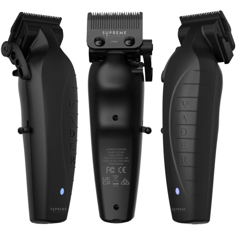 Supreme Vader Clipper Professional Black Hair Trimmer (#STC5098B)