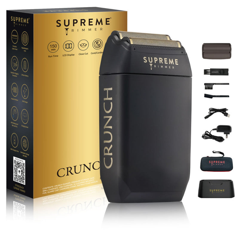 Supreme Crunch Foil Shaver - Waterproof Professional Grooming Tool
