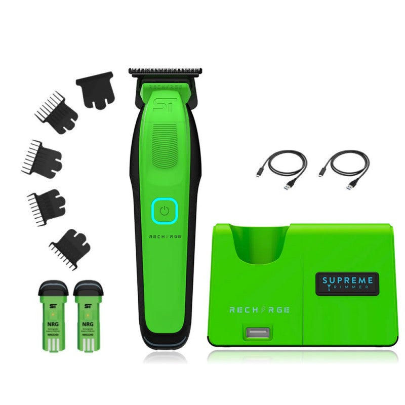 Recharge Trimmer ST777/ACID High-Contrast Neon Barber Tool