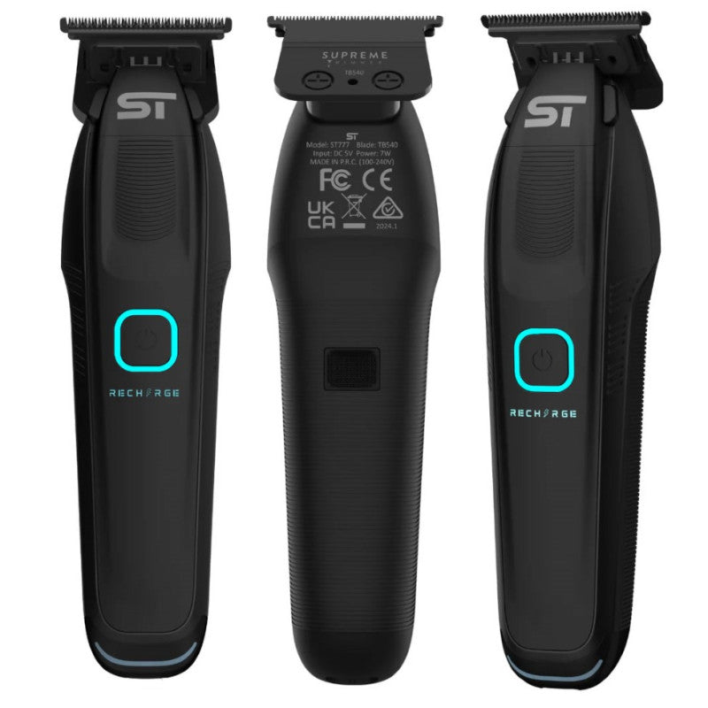 Supreme Recharge Professional Trimmer - Black (#ST777)