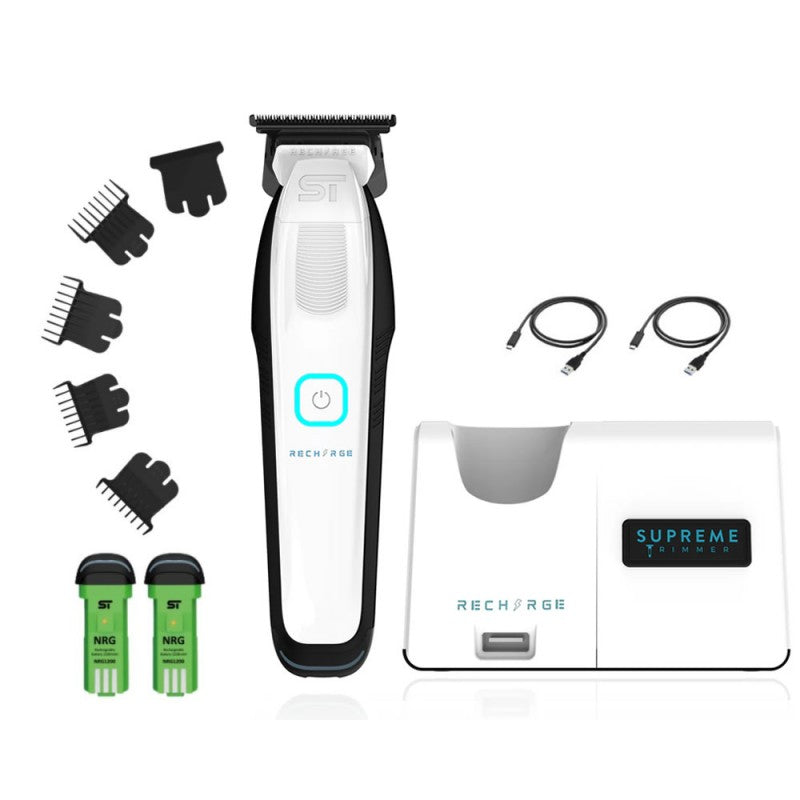 Supreme Recharge Hair Trimmer - White