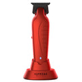 Supreme Vader professional hair trimmer in red color featuring DLC cool-touch blade