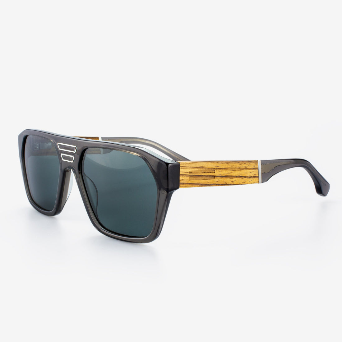 Surfside Oversized Acetate and Wood Sunglasses for Men and Women