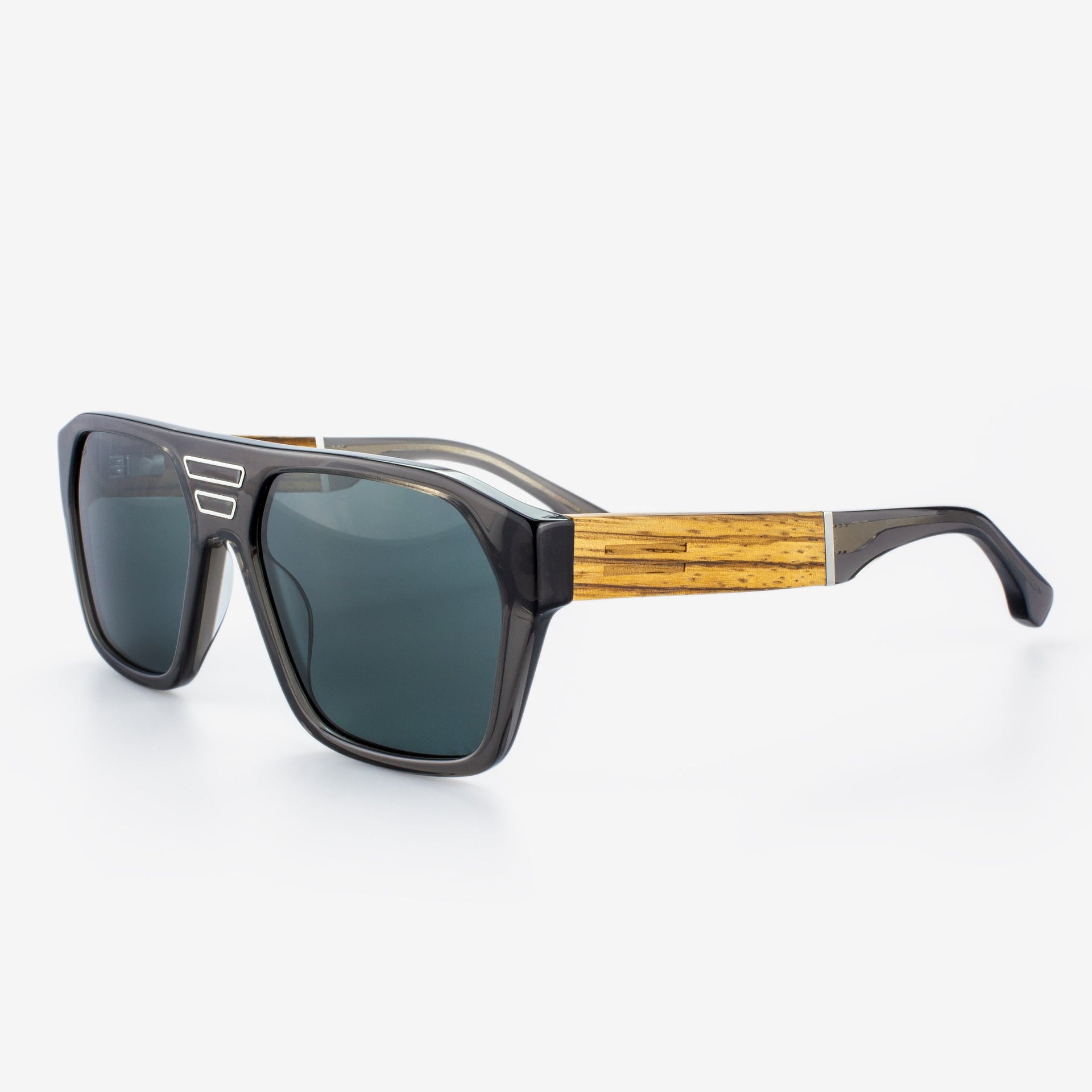 Surfside Oversized Acetate and Wood Sunglasses for Men and Women