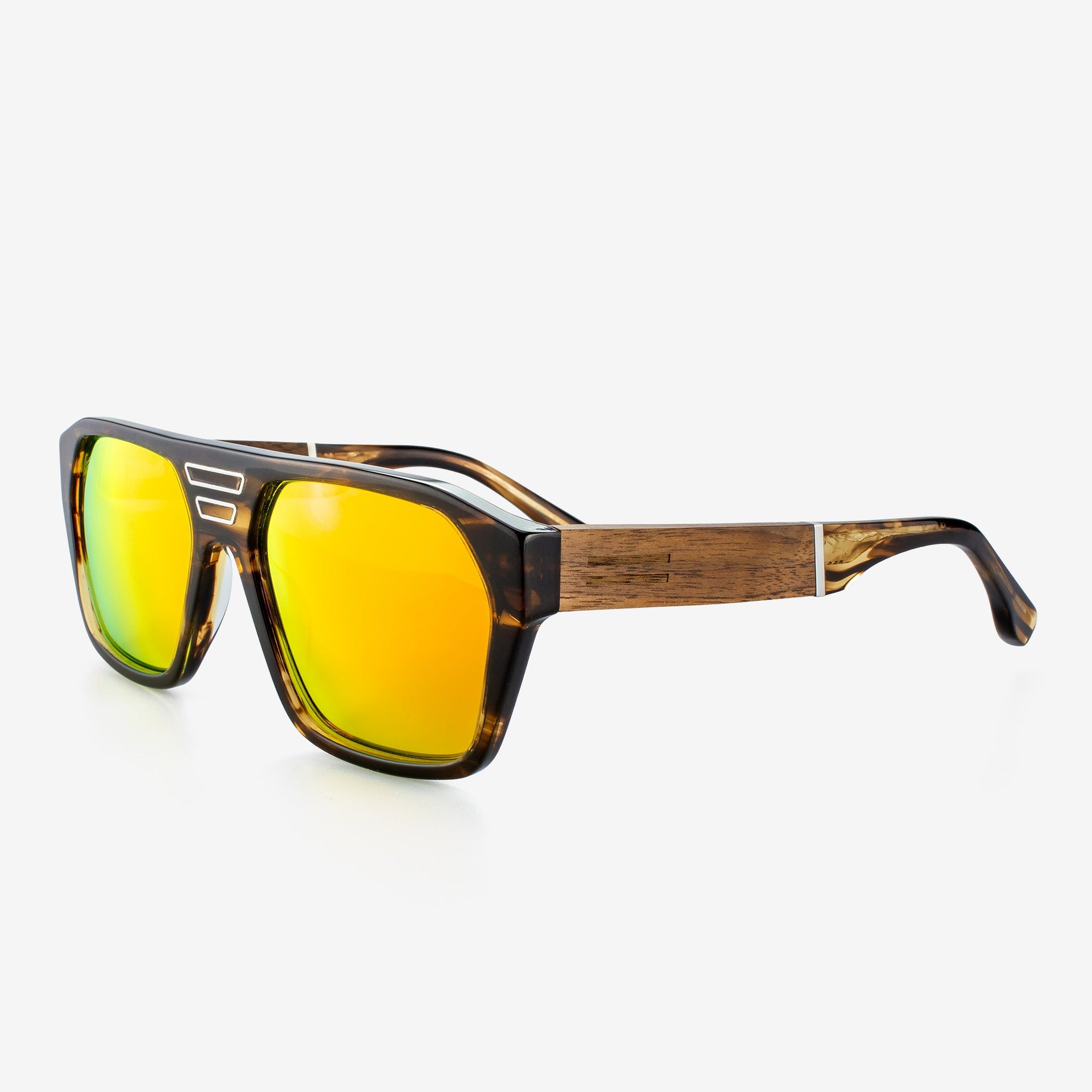 Surfside Oversized Acetate and Wood Sunglasses for Men and Women
