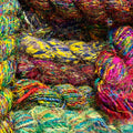 Mystery Hank of Artisan Banana Fiber Yarn - Vibrant Boho Crafting