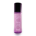 Surratt Hinoki Cleansing Oil in a translucent purple bottle with a black pump cap.