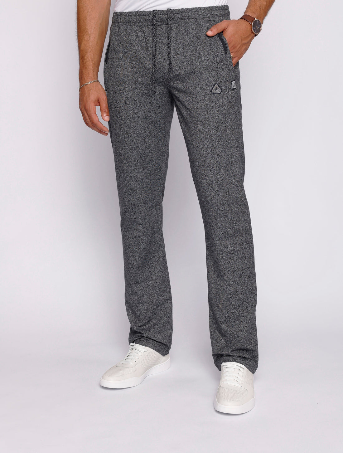 Men's Tall Fit Athletic Sweatpants in Navy Blue - Image 31