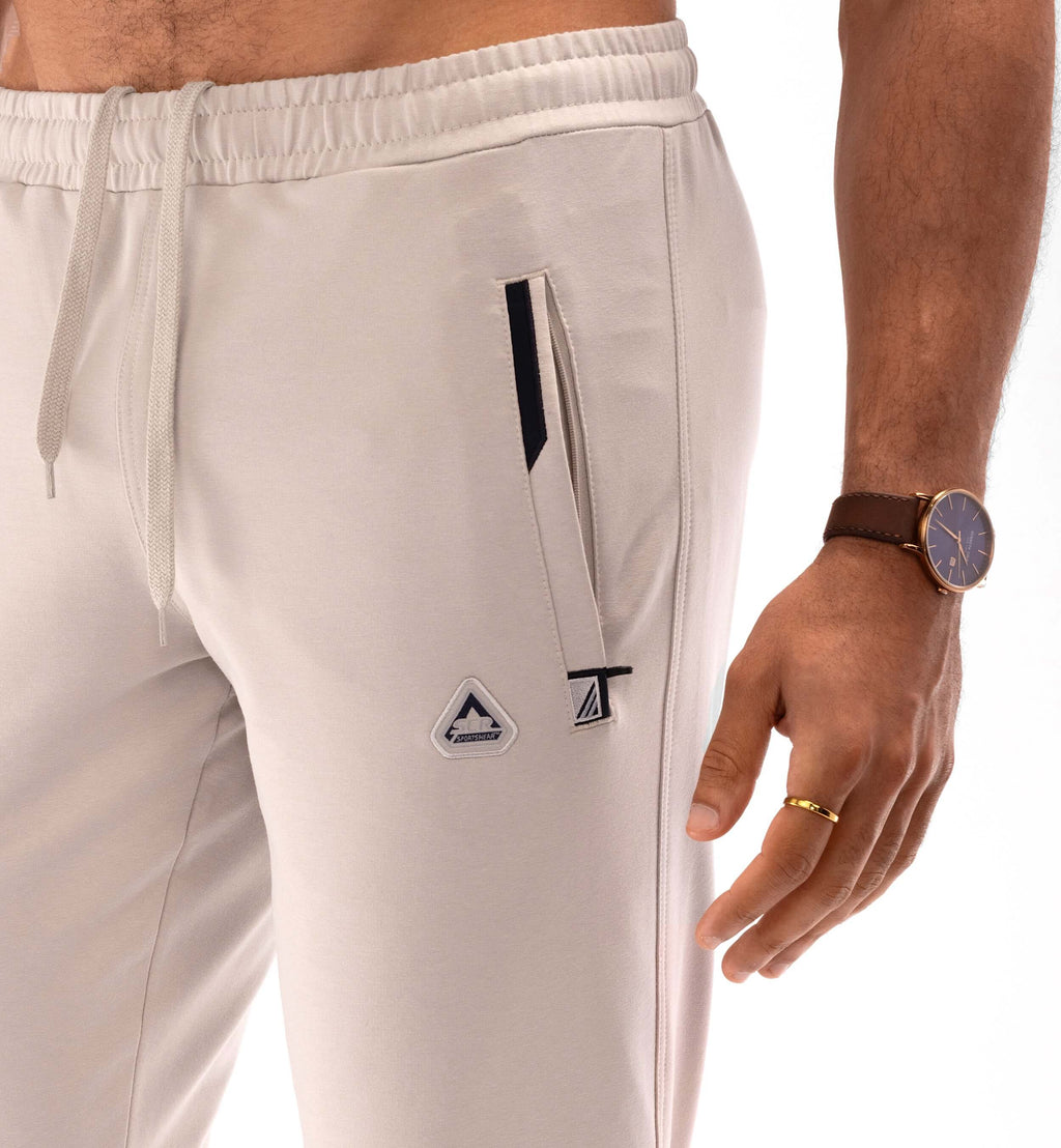 Navy Blue Athletic Tapered Jogger Pants for Tall Men - Image 24