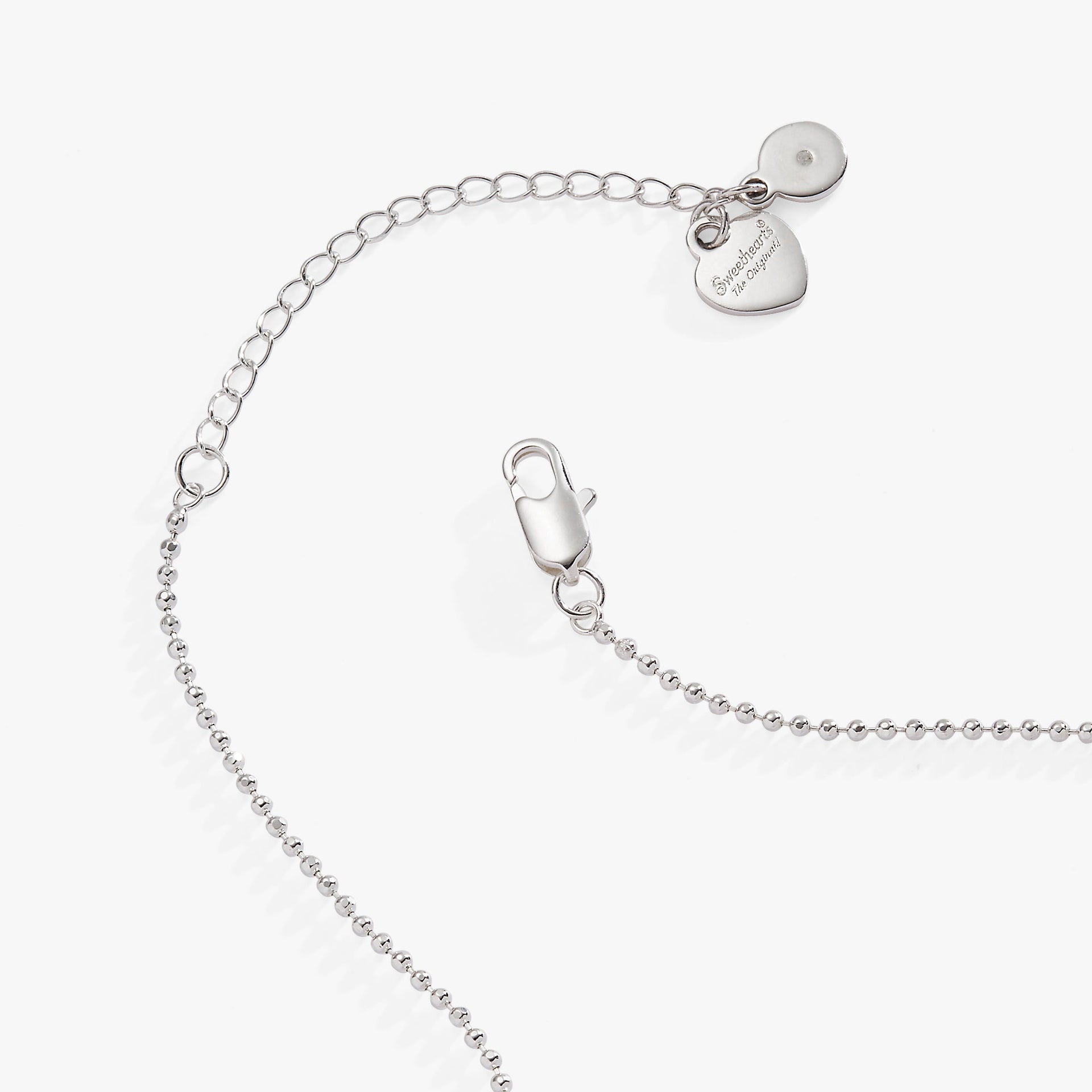 Sweethearts Be Mine Blue and Silver-Tone Charm Pendant Necklace