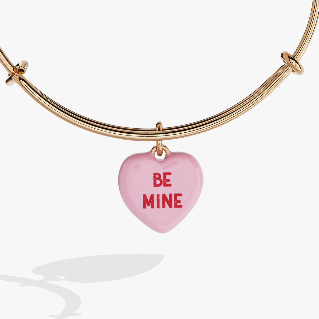 Sweethearts Be Mine Expandable Charm Bangle Bracelet