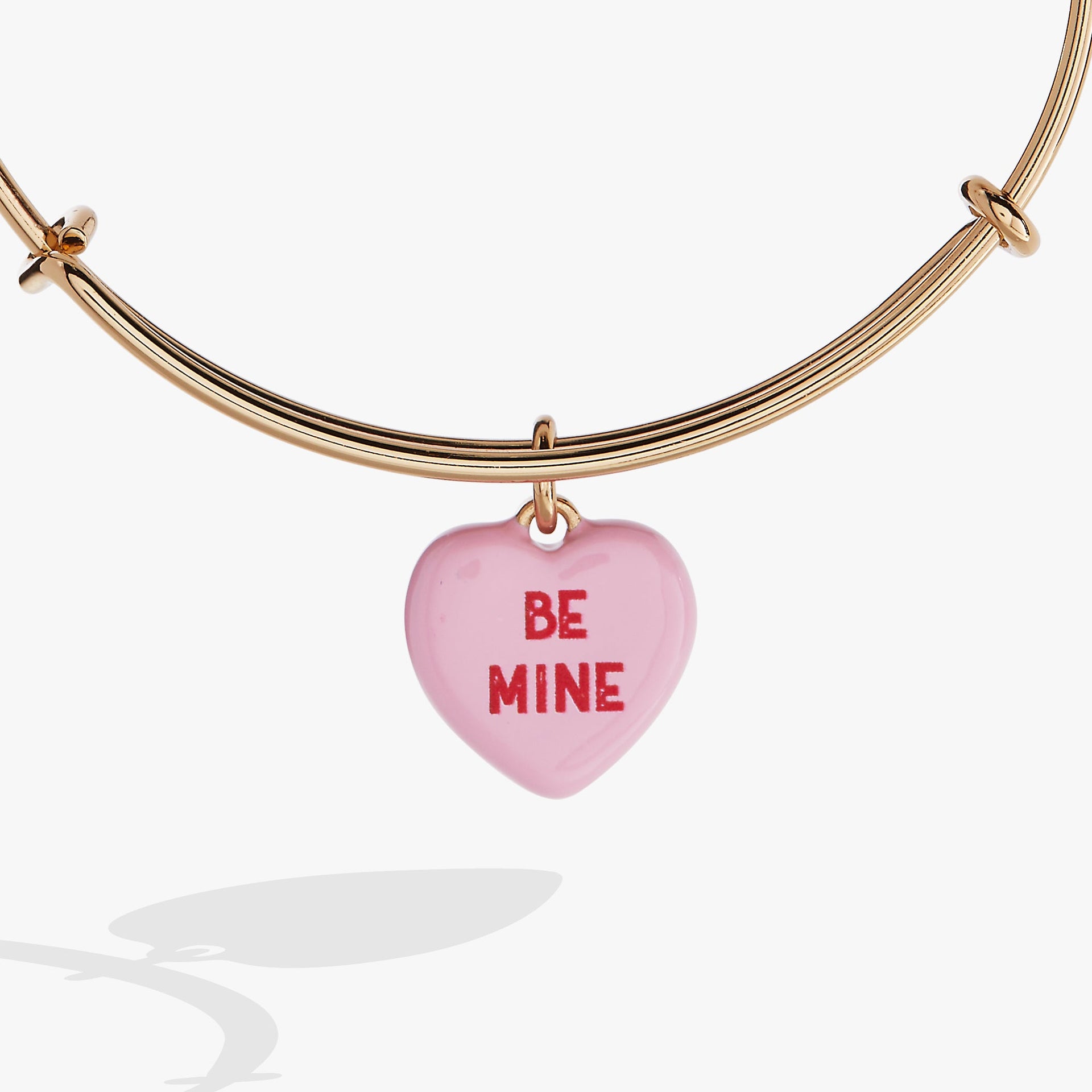 Sweethearts Be Mine Expandable Charm Bangle Bracelet