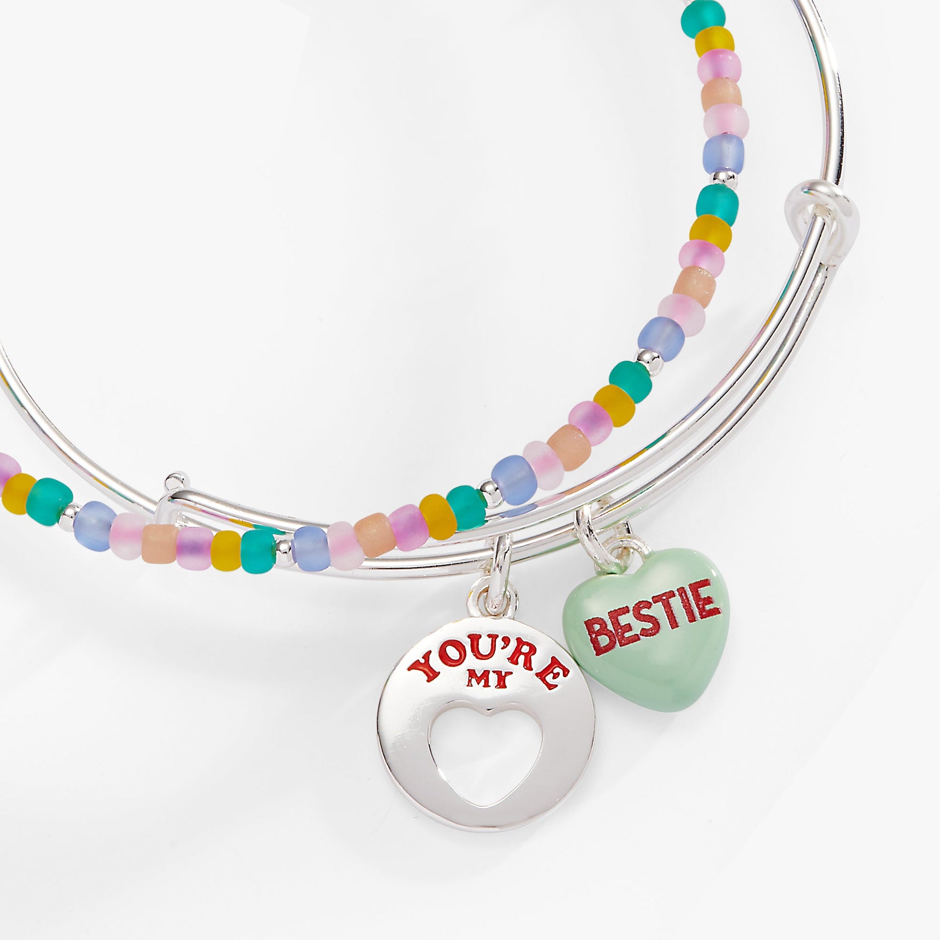 Sweethearts You're My Bestie Expandable Bangle Set of 2