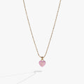 Sweethearts I Luv You heart-shaped candy charm on a gold-tone adjustable chain