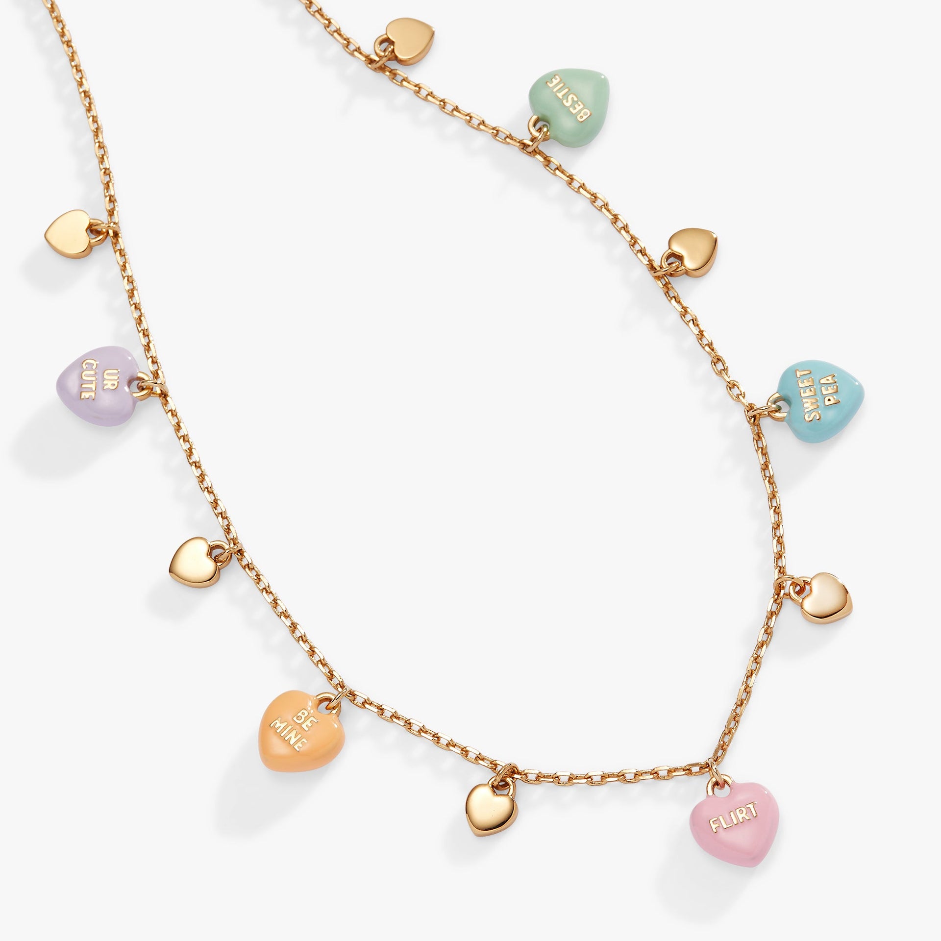 Sweethearts® Multi-Charm Valentine Necklace with Candy Heart Charms