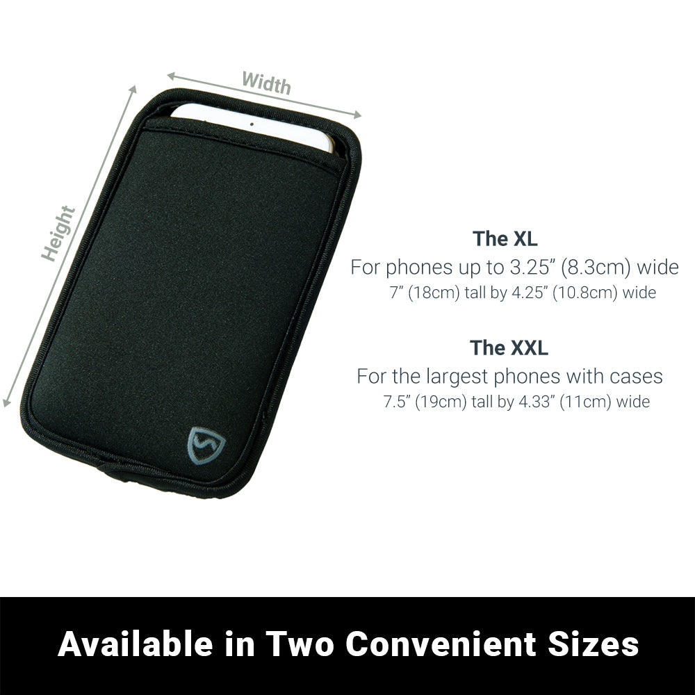 Black EMF Protection Protective Mobile Phone Carrying Pouch - Image 7